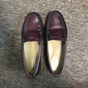 WEEJUNS Penny Loafers GH Bass & Co. Wayfarer Burgundy Women's 6.5 M NEW NWOB